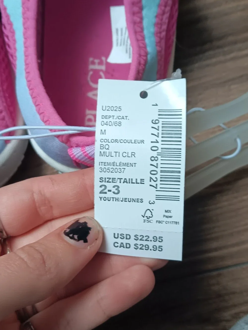 NWT Kids Colorful Water Shoes